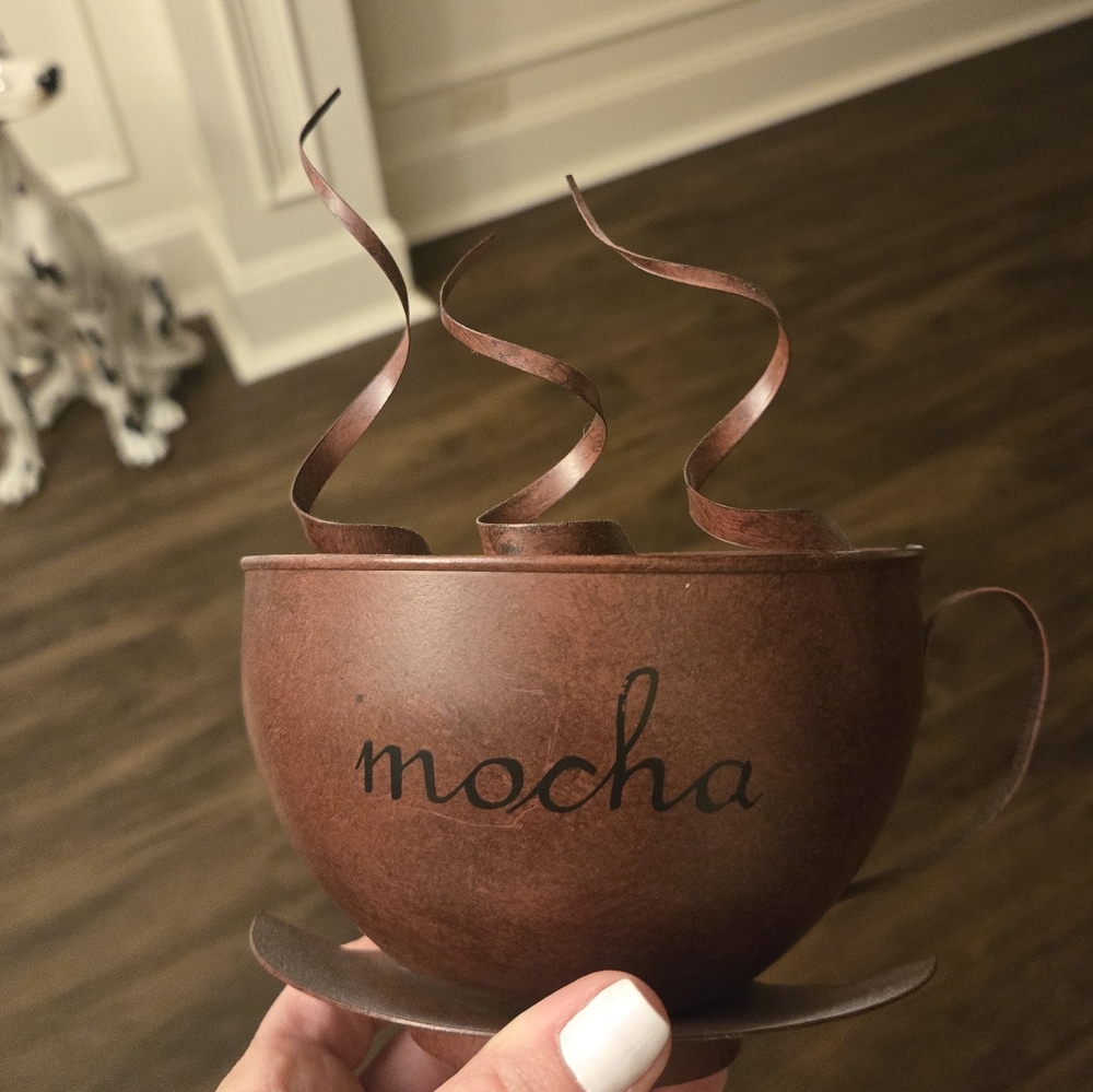 Mocha Brown Decorative Wall Decor Cup - Picture 4 of 6